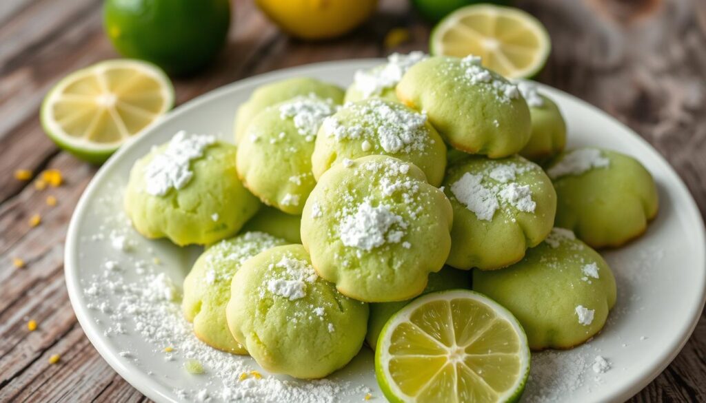 Lime Meltaway Cookies