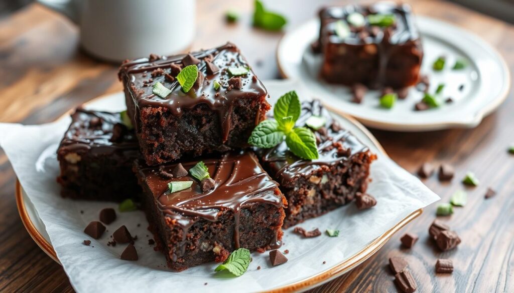 Mint Chocolate Brownies