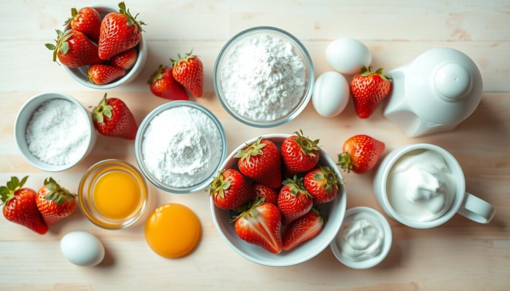 strawberry roll cake ingredients